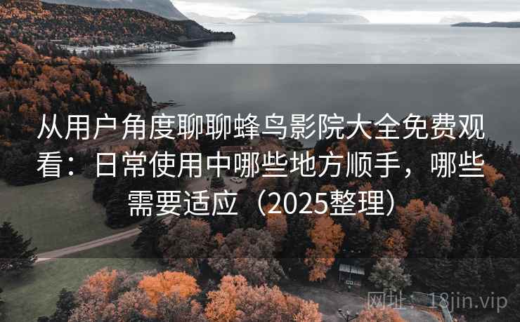 从用户角度聊聊蜂鸟影院大全免费观看：日常使用中哪些地方顺手，哪些需要适应（2025整理）