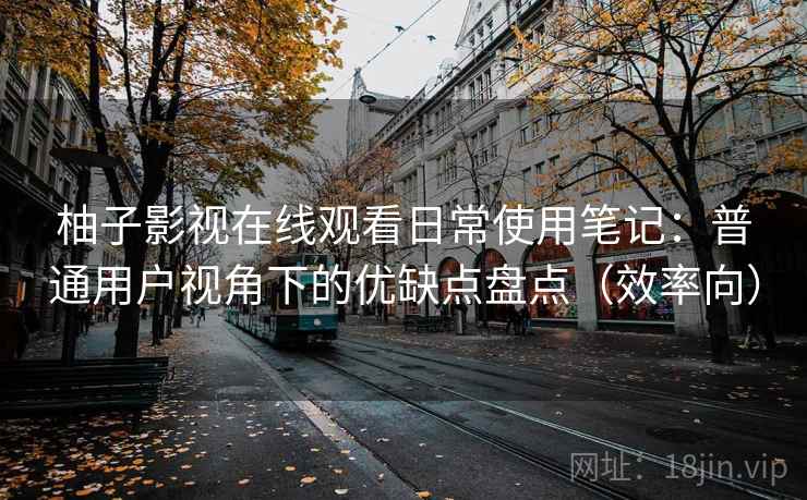 柚子影视在线观看日常使用笔记：普通用户视角下的优缺点盘点（效率向）