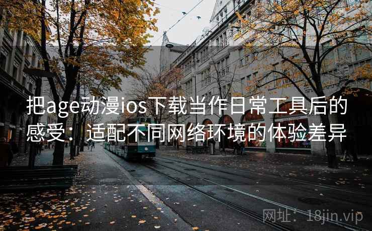 把age动漫ios下载当作日常工具后的感受：适配不同网络环境的体验差异